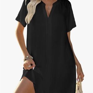 Chic Black Midi Dress for Women